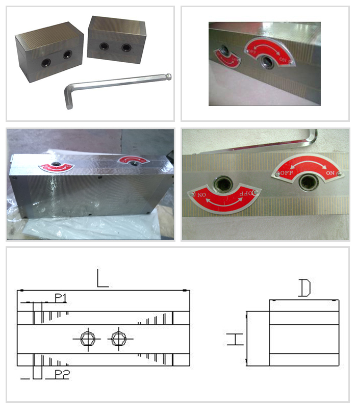 双面式永磁吸盘
