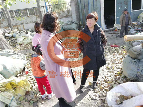 【回访实录】用了鲁磁科技起重电磁铁工作效率大增 【回访实录】用了鲁磁科技起重电磁铁工作效率大增